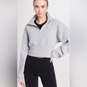 EUC Alo Vixen Fleece 1/4 Zip Sweatshirt